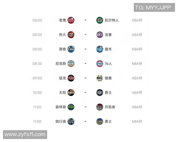 NBA今日赛程时间表 NBA今日赛程时间表